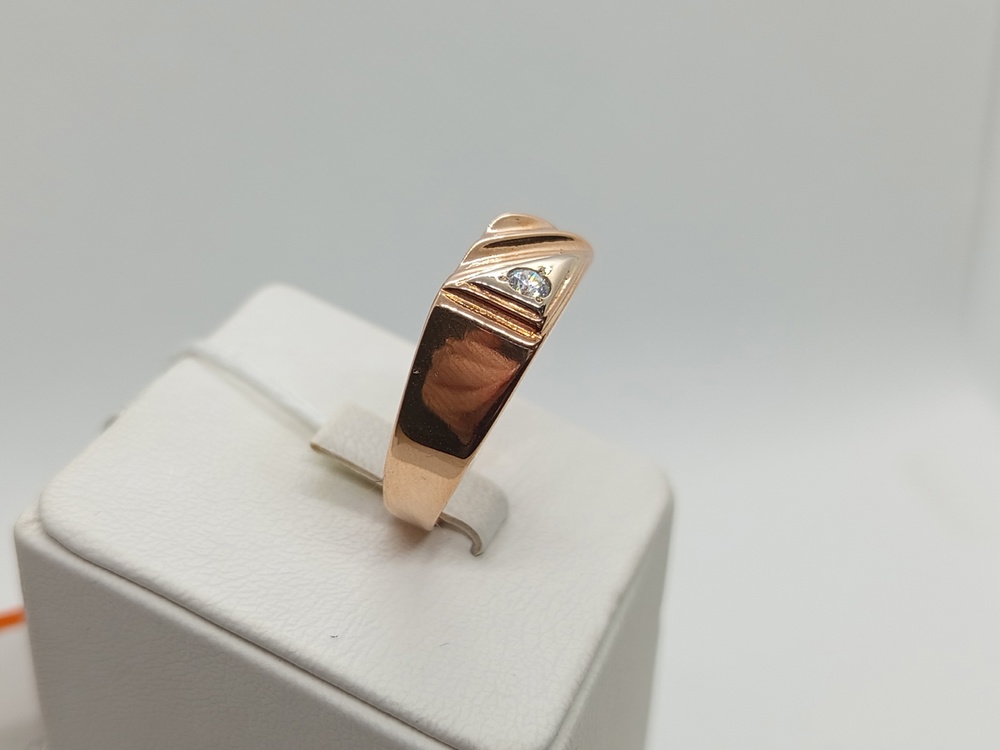 ПЕЧАТКА С КАМНЕМ (Au 585)