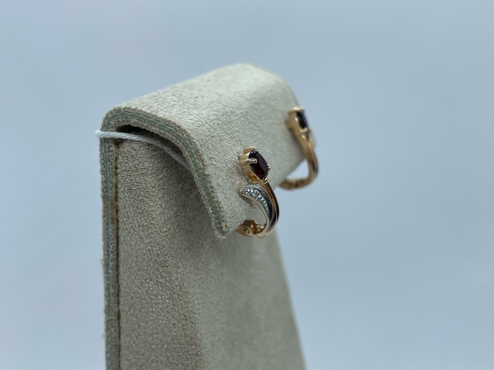 СЕРЬГИ С КАМНЯМИ (Au 585)