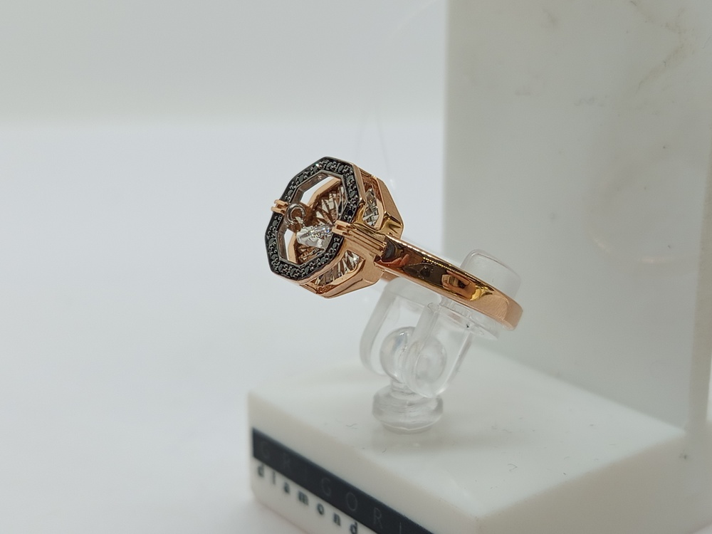 01-11-5630-13-00 КОЛЬЦО БРИЛЛИАНТ (Au 585)