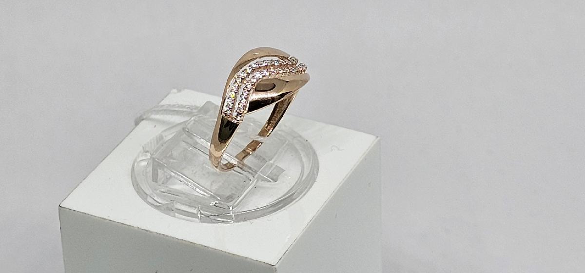 КОЛКМИ585 КОЛЬЦО С КАМНЯМИ (Au 585)