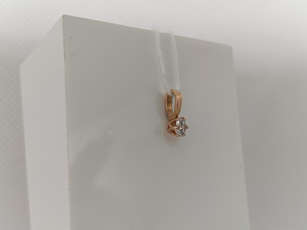 ПОДКМ585 ПОДВЕСКА С КАМНЕМ (Au 585)