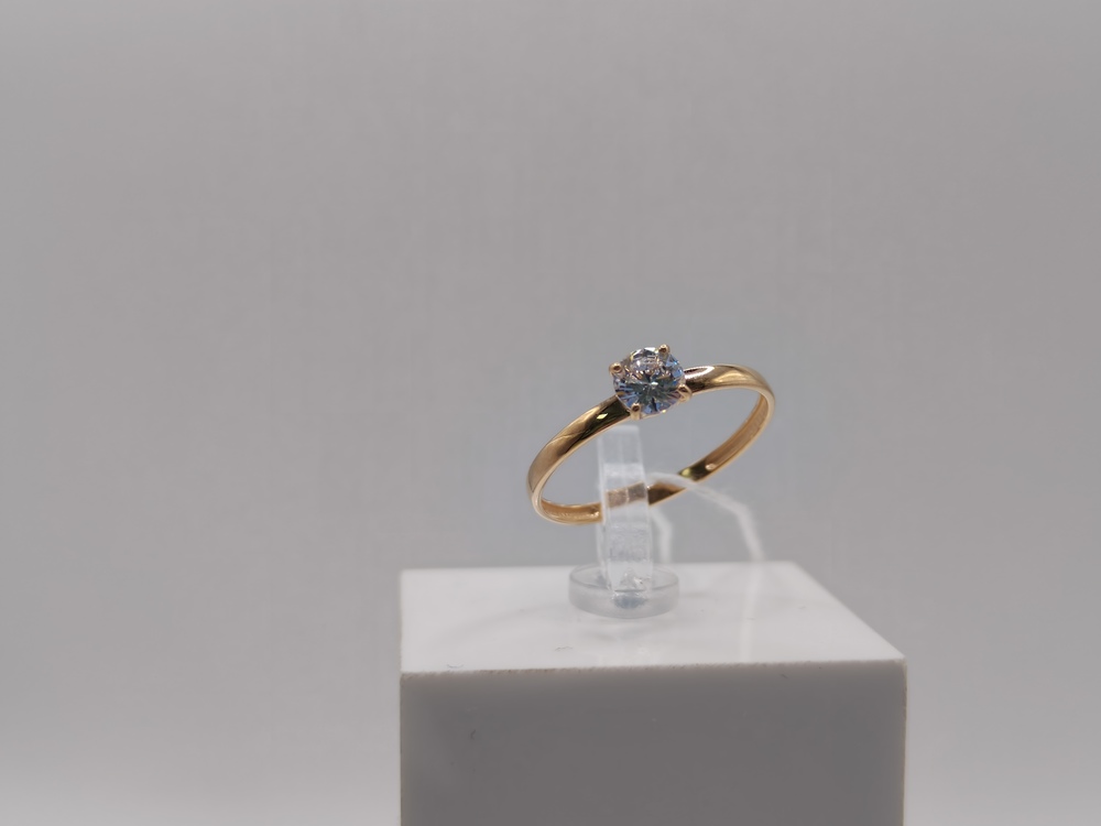 КОЛКМ585 КОЛЬЦО С КАМНЕМ (Au 585)