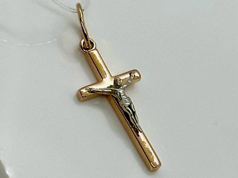 00-63-0178-00 ПОДВЕСКА КРЕСТ без камня (Au 585)
