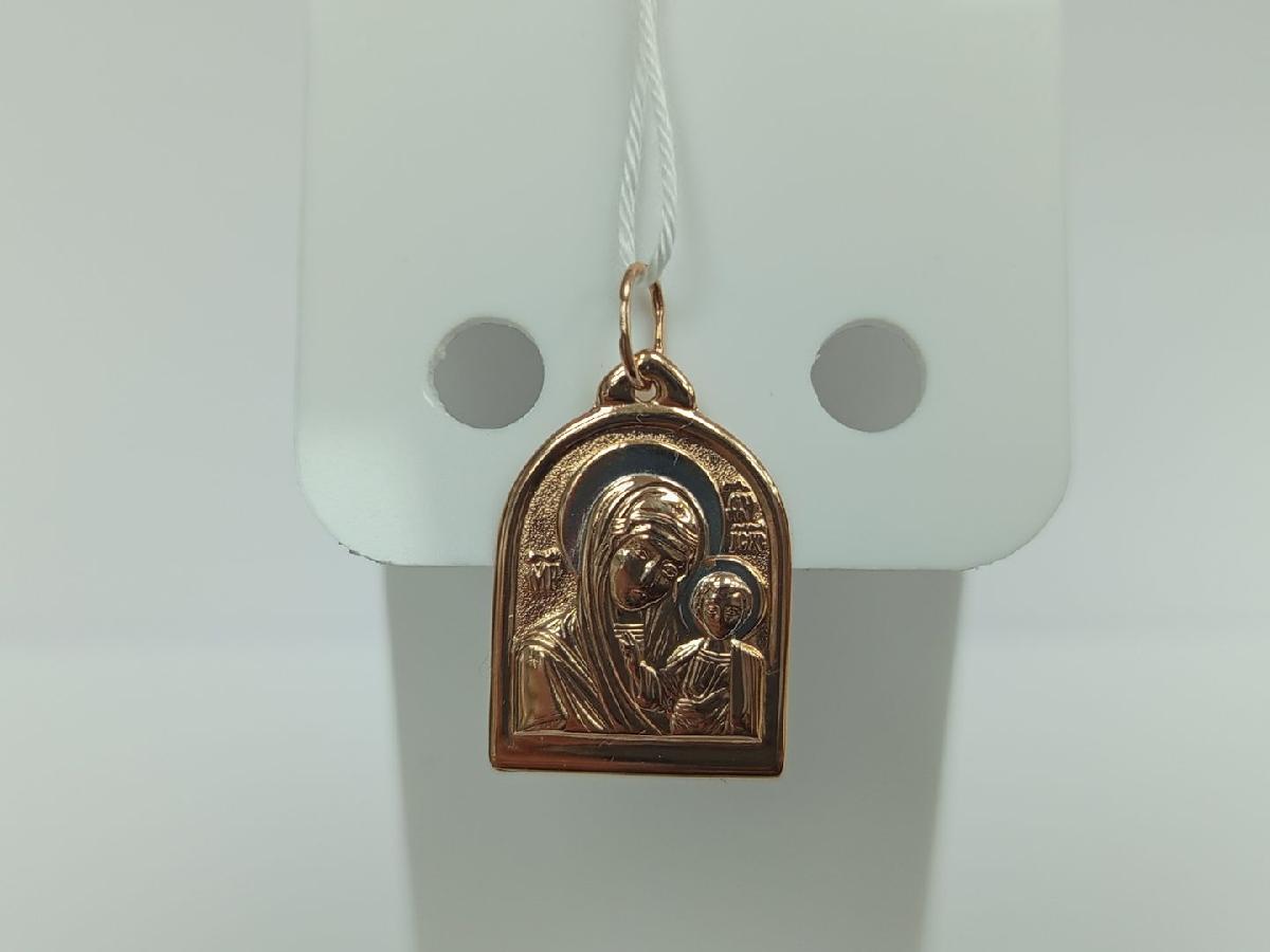 ПОДИБК585 ПОДВЕСКА ИКОНА БЕЗ КАМНЯ (Au 585)