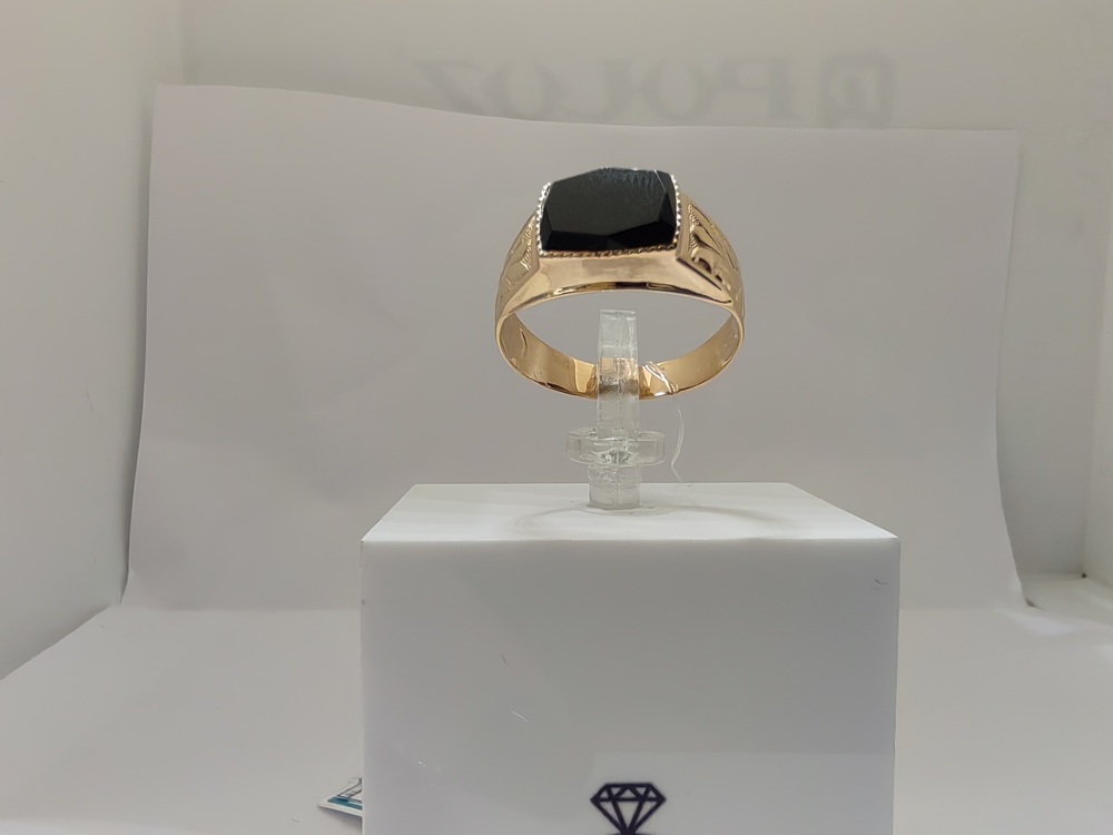 ПЕЧАТКА С КАМНЕМ (Au 585)