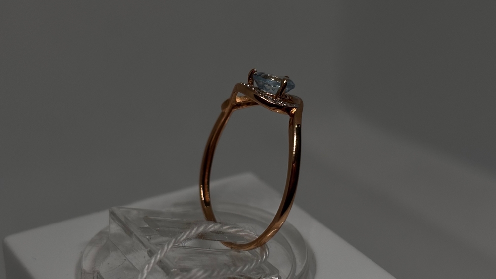 КОЛКМИ585 КОЛЬЦО С КАМНЯМИ (Au 585)