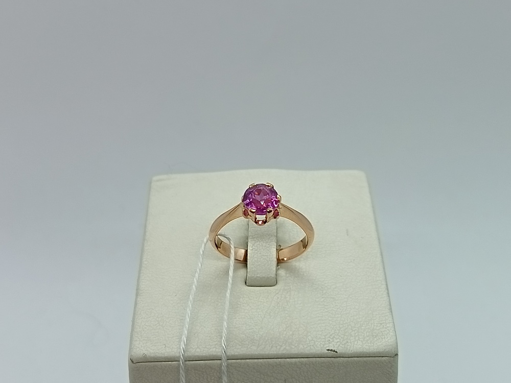 КОЛКМ583 КОЛЬЦО С КАМНЕМ (Au 583)