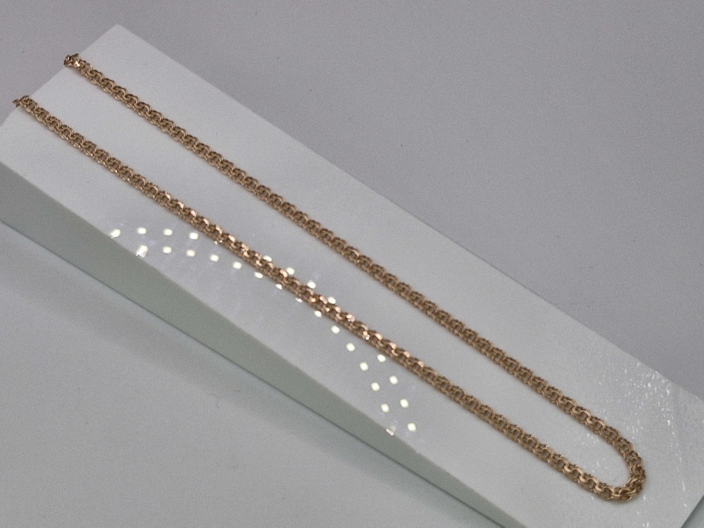 ЦЕПЬ ПУСТОТЕЛАЯ Бисмарк (Au 585)