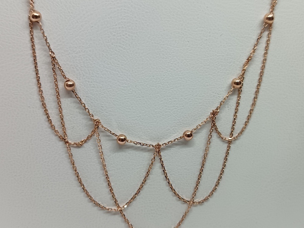 КОЛЬЕ БЕЗ КАМНЯ (Au 585)