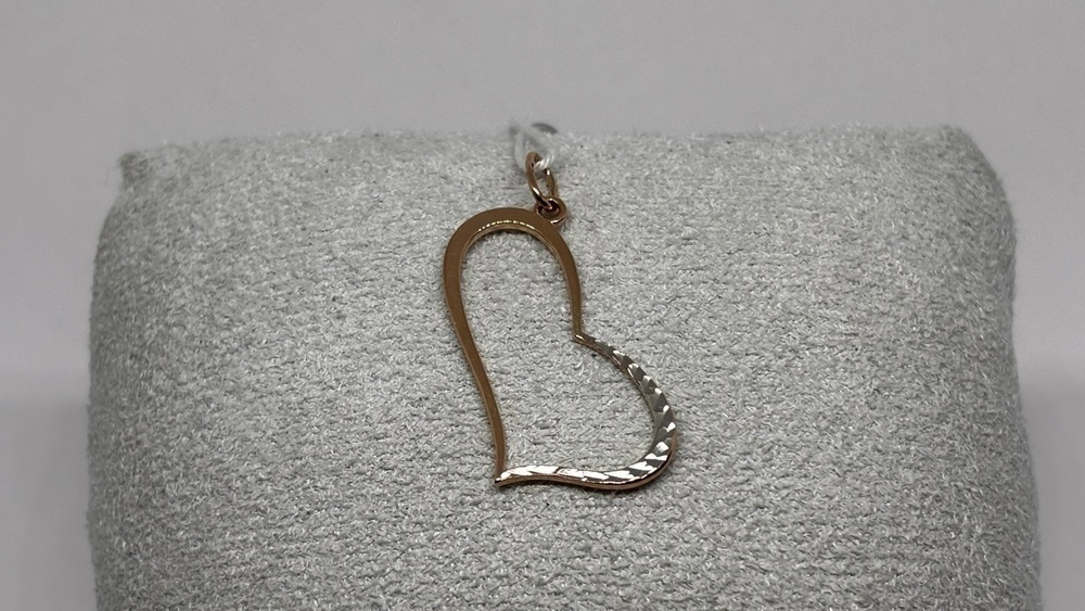 ПОДАЛМ585 ПОДВЕСКА С АЛМАЗНОЙ ГРАНЬЮ (Au 585)