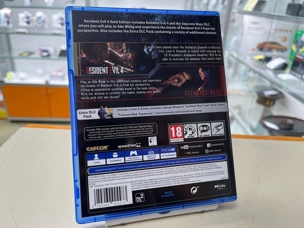 Игра Playstation 4 Resident Evil 4 Gold Edition