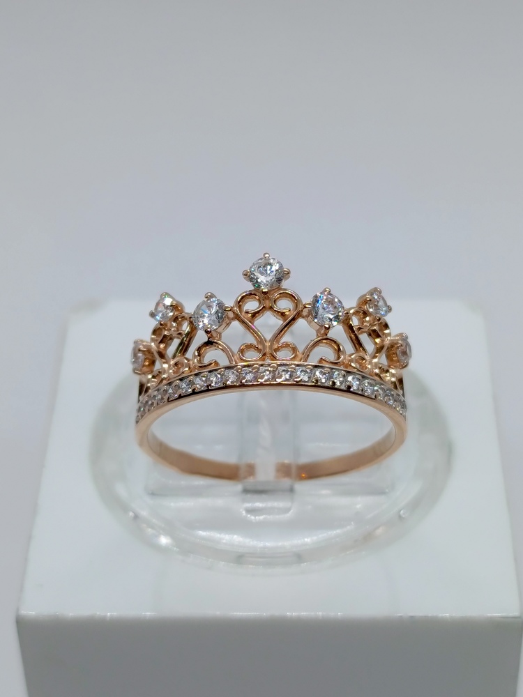 КОЛКМИ585 КОЛЬЦО С КАМНЯМИ (Au 585)