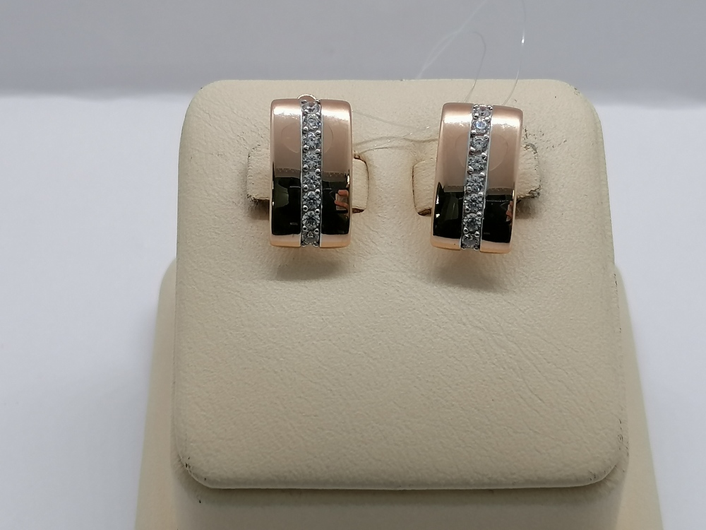 СЕРЬГИ С КАМНЯМИ (Au 585)