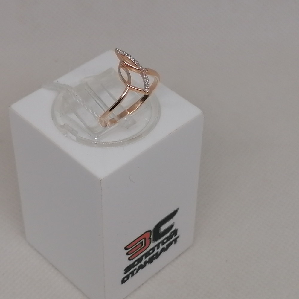 КОЛЬЦО С КАМНЯМИ (Au 585)