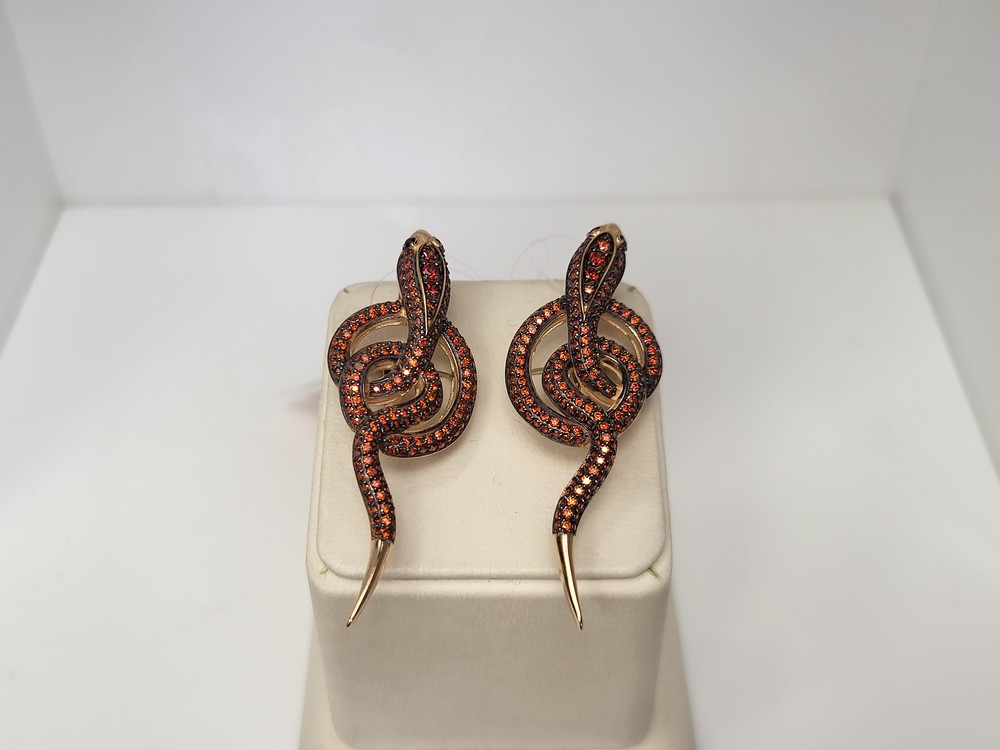 СЕРЬГИ С КАМНЯМИ (Au 585)