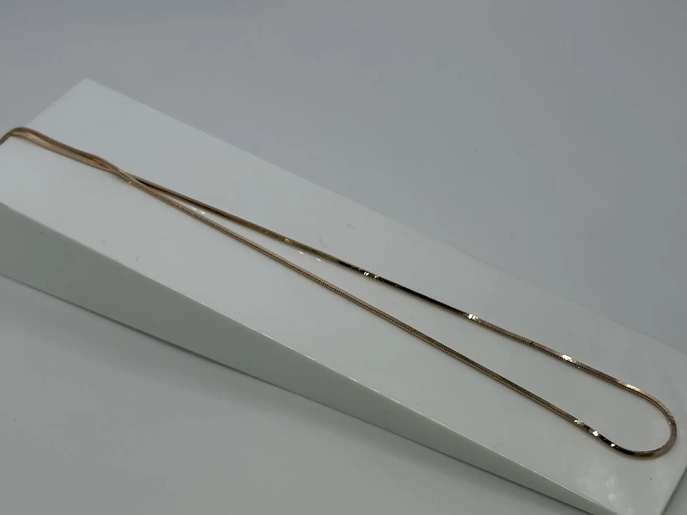 ЦЕПЬ ПОЛНОВЕСНАЯ Снейк квадратный (Au 585)