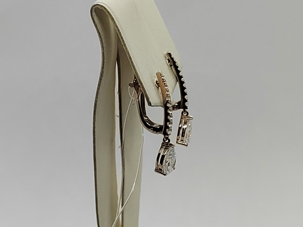 СЕРЬГИ С КАМНЯМИ (Au 585)