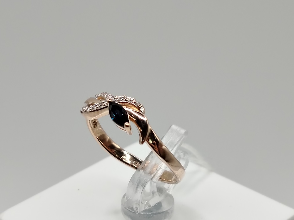 КОЛЬЦО БРИЛЛИАНТ Au 585