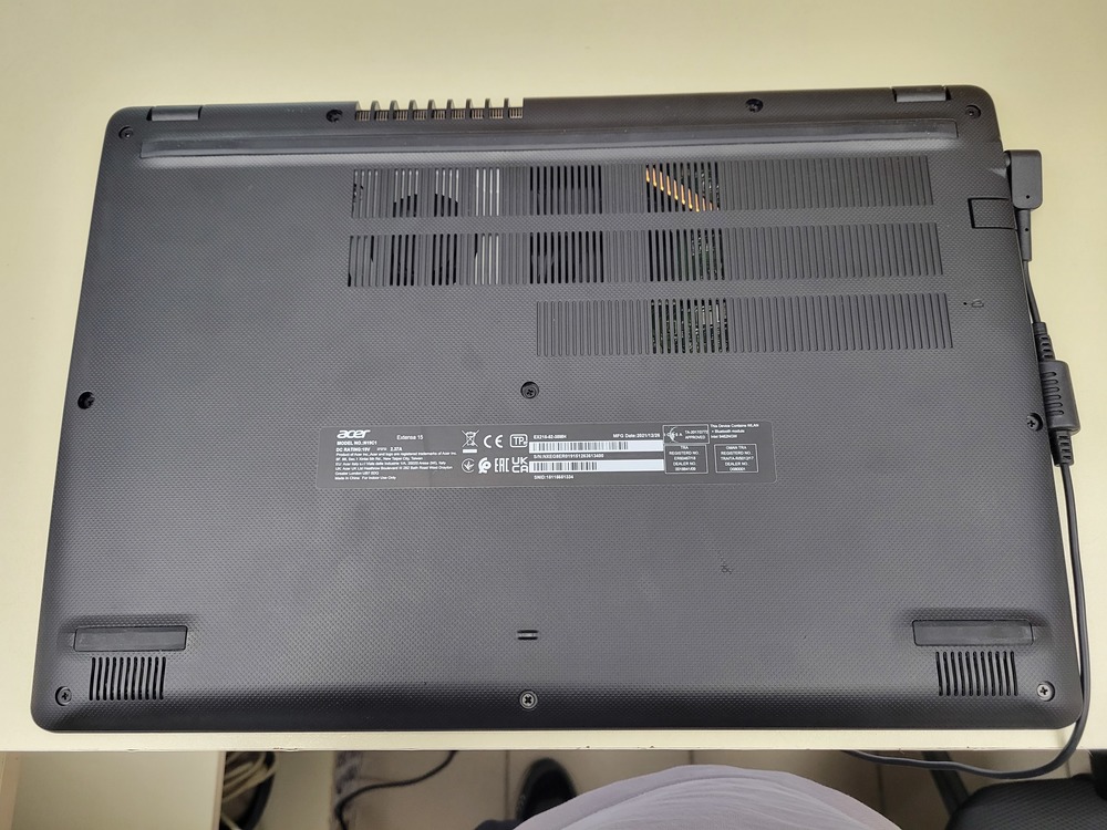 Ноутбук Acer; Core i3-1005G1, Intel UHD Graphics, 4 Гб, 128 Гб, Нет
