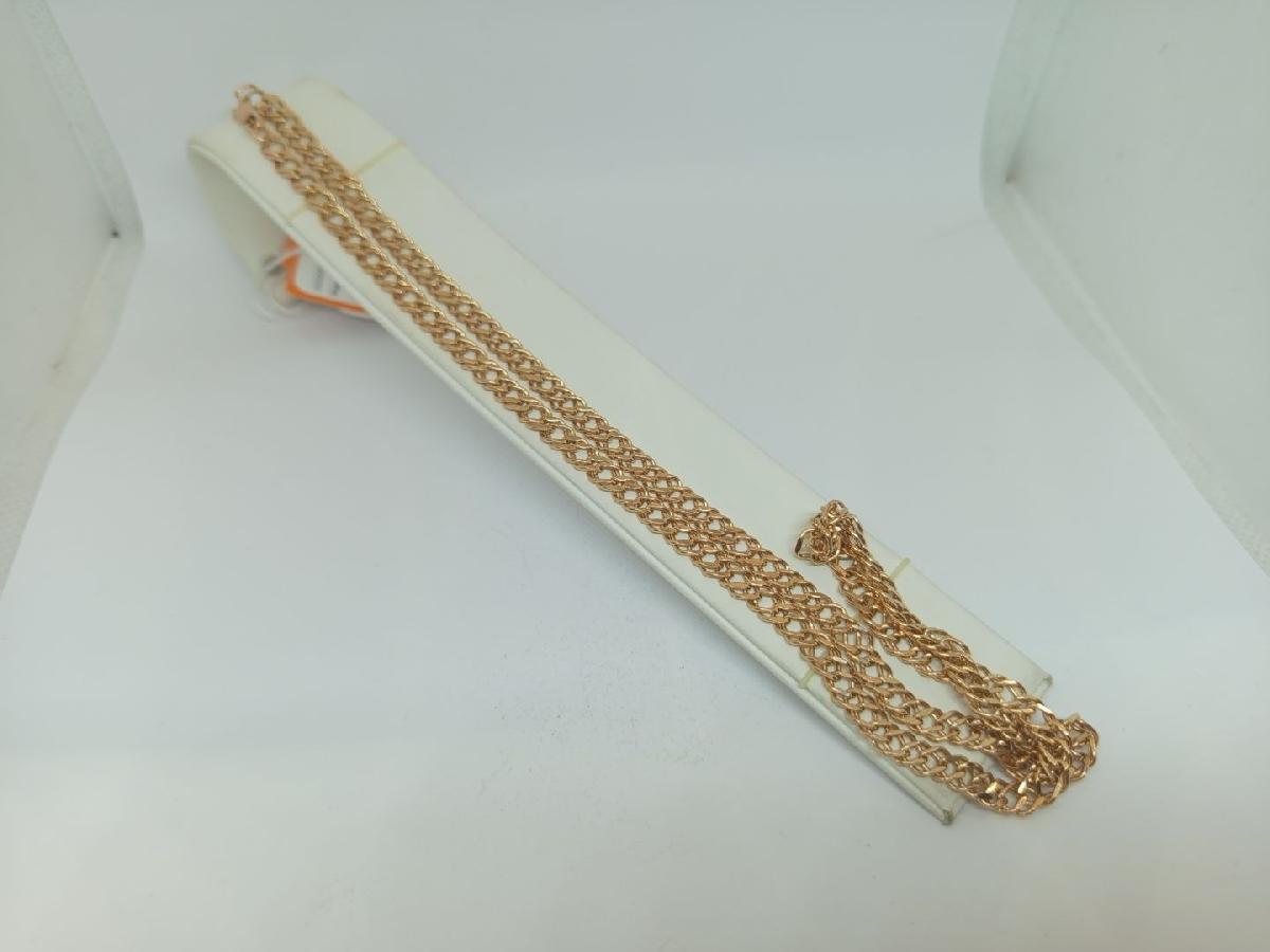 ЦПР2585 ЦЕПЬ ПУСТОТЕЛАЯ Ромб двойной (Au 585)