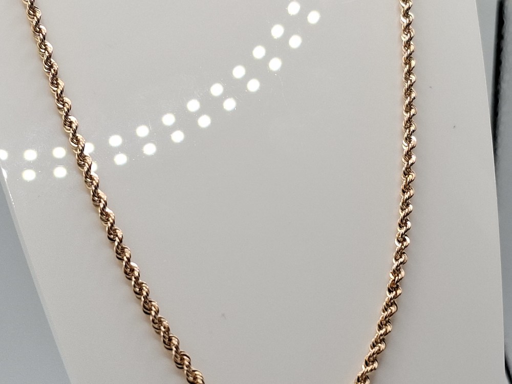 ЦЛВР585 ЦЕПЬ ПОЛНОВЕСНАЯ Веревка (Au 585)