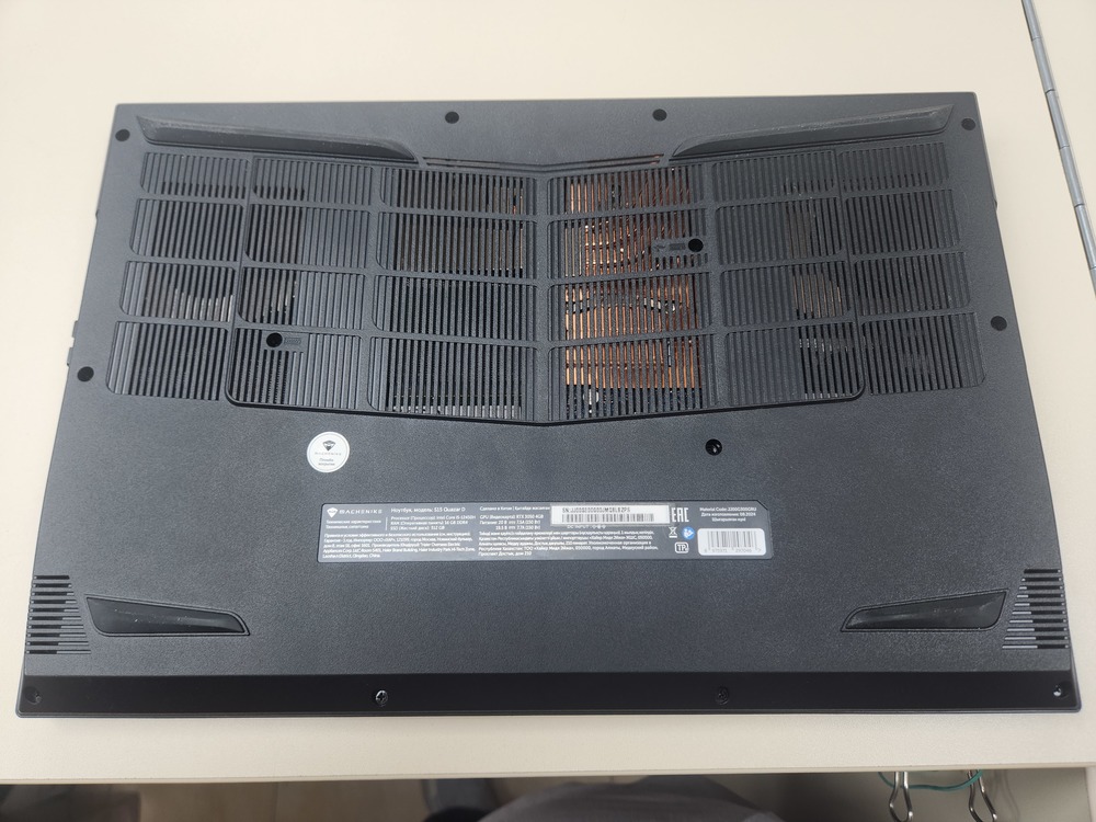 Ноутбук Machenike S15; Core I5-12450H, GeForce RTX 3050, 16 Гб, 512 GB, Нет