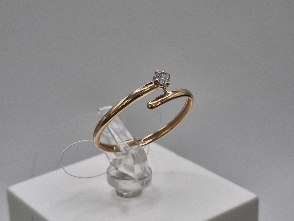 КОЛЬЦО С КАМНЕМ (Au 585)