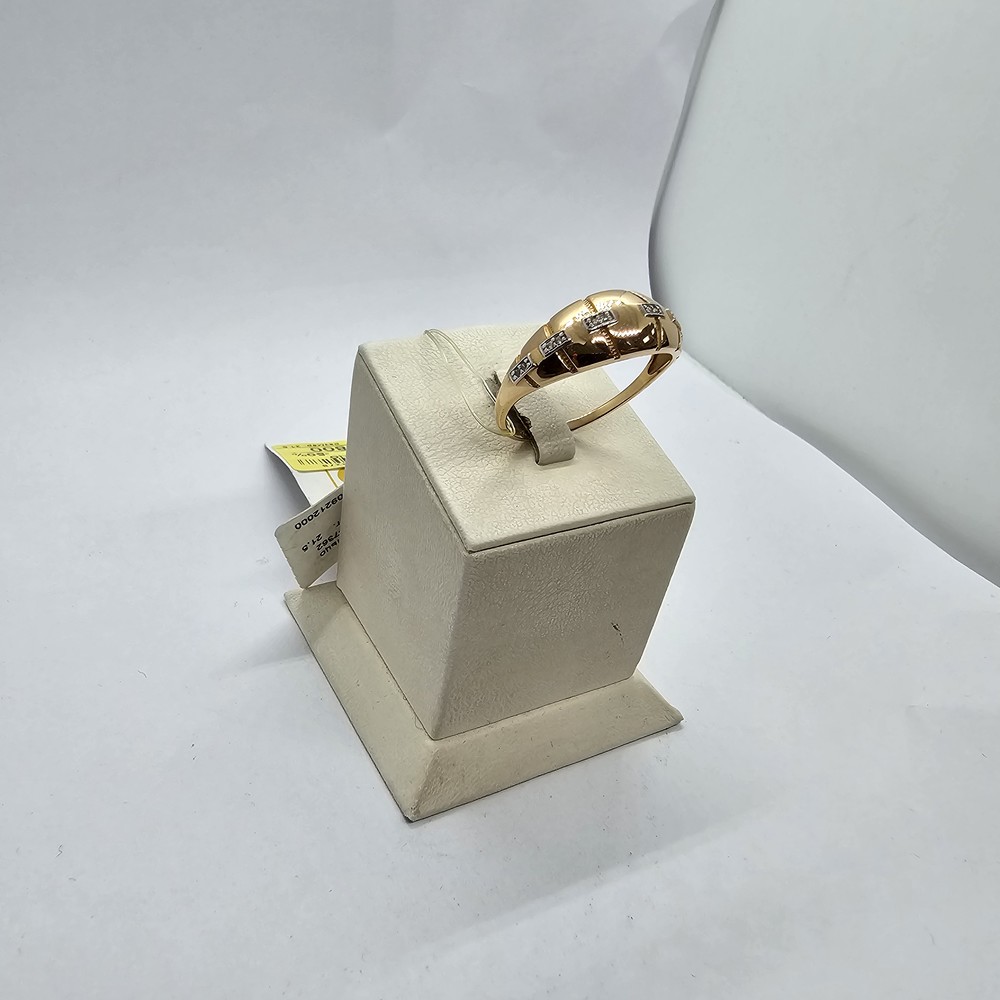 01-7362 КОЛЬЦО С КАМНЯМИ (Au 585)