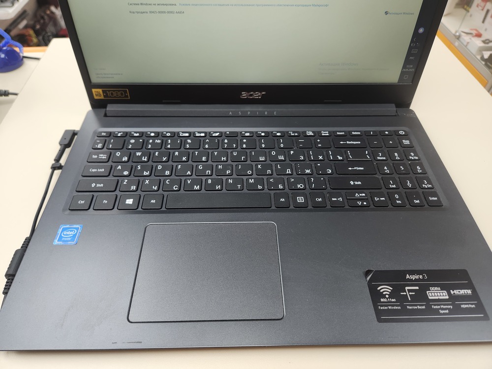 Ноутбук Acer A315-34-C93F; Celeron N4020, HD Graphics, 4 Гб, 256 Гб, Нет