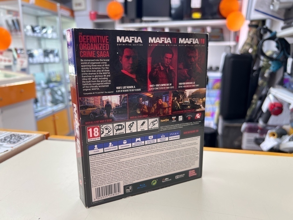 Игра Playstation 4 Mafia Trilogy