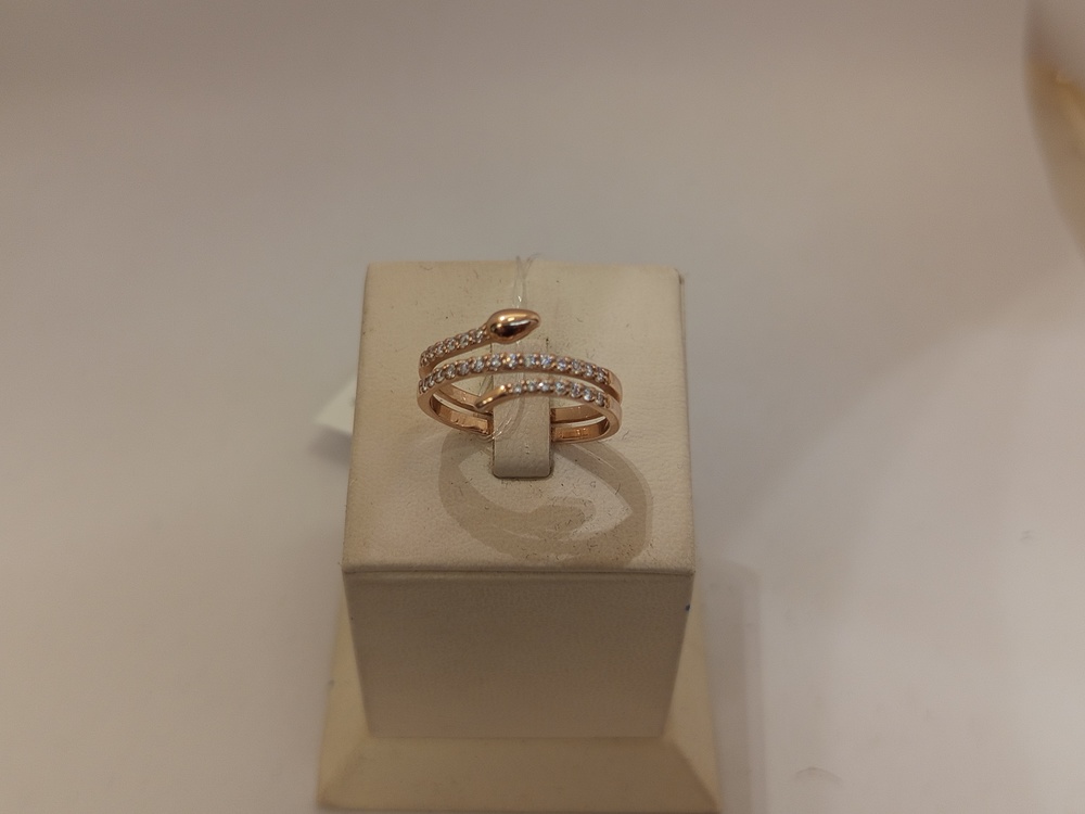 КОЛЬЦО С КАМНЯМИ (Au 585)