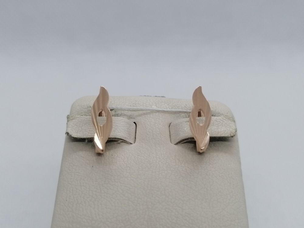 СЕРЬГИ БЕЗ КАМНЯ (Au 585)