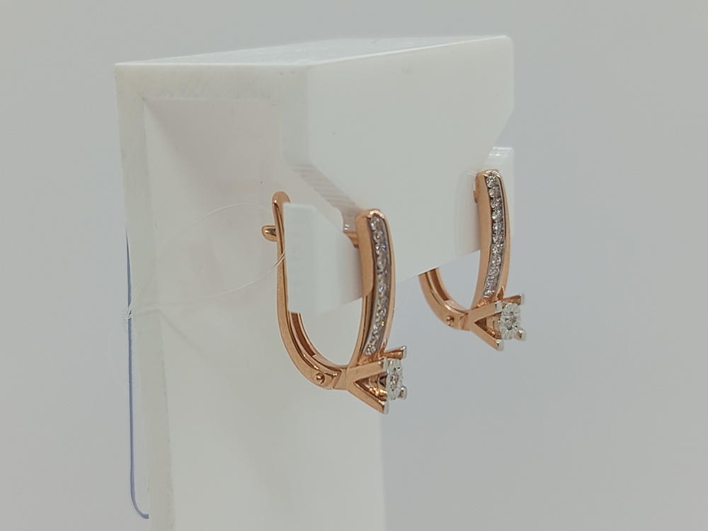 СЕРЬГИ БРИЛЛИАНТ (Au 585)