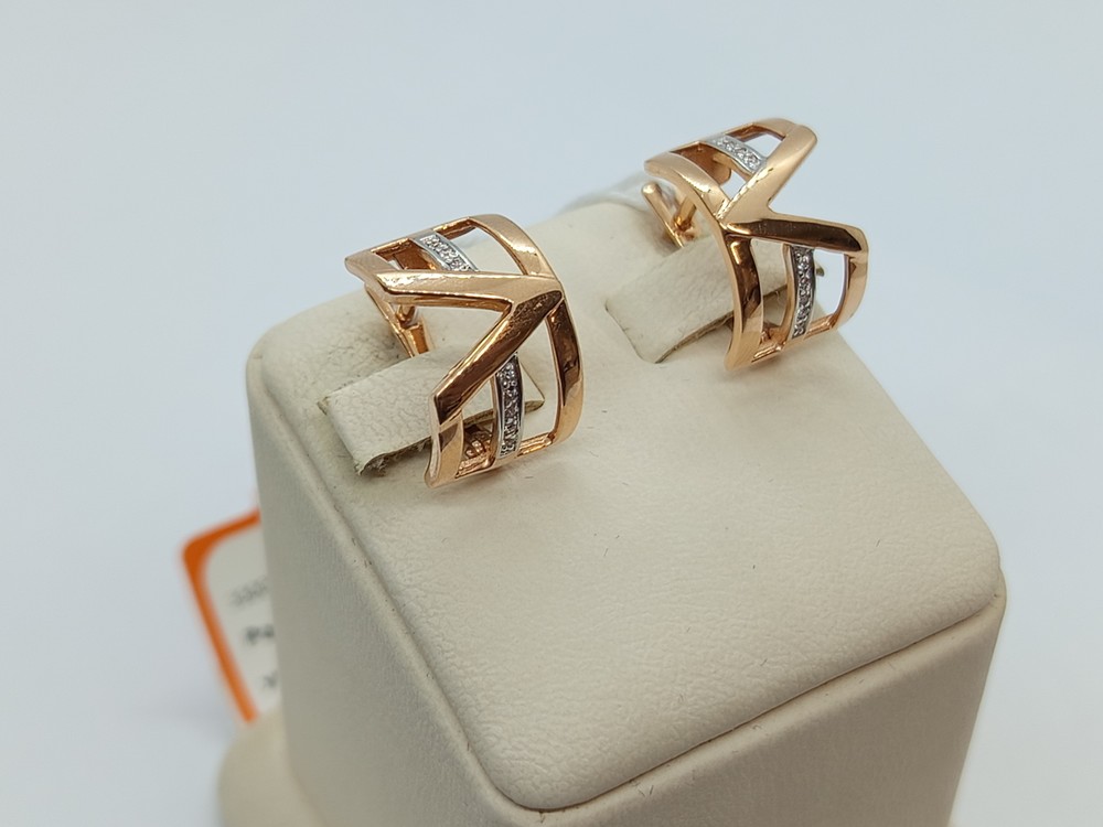 СЕРЬГИ С КАМНЯМИ (Au 585)