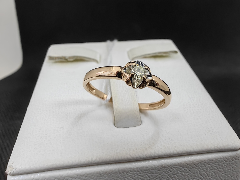 КОЛЬЦО БРИЛЛИАНТ Au 585