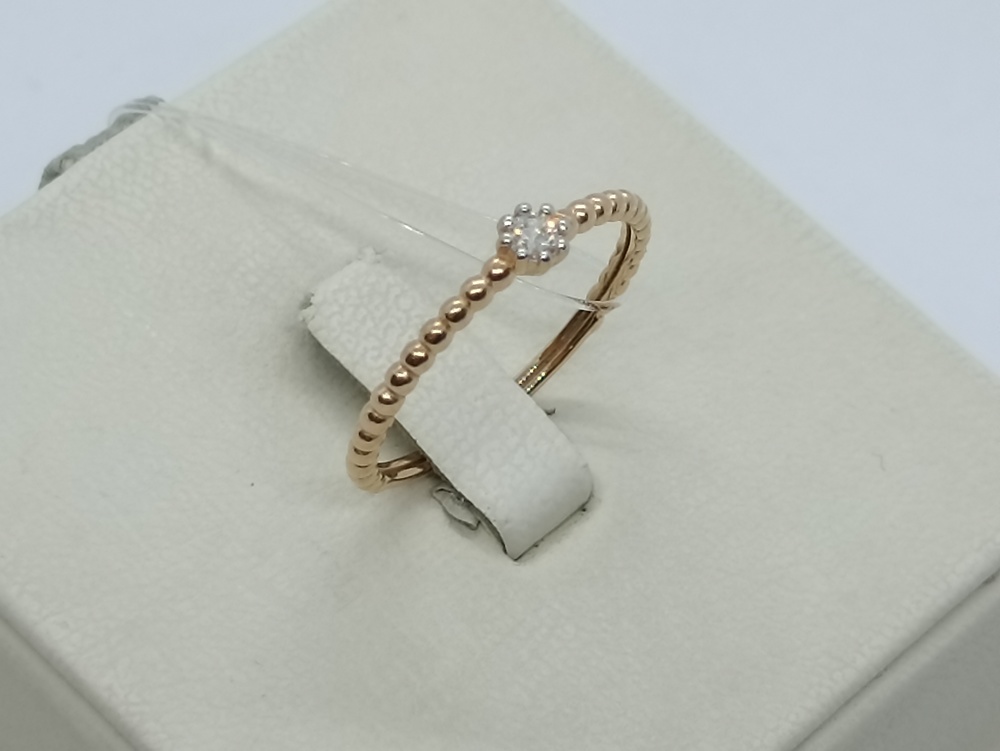 КОЛЬЦО С КАМНЕМ (Au 585)