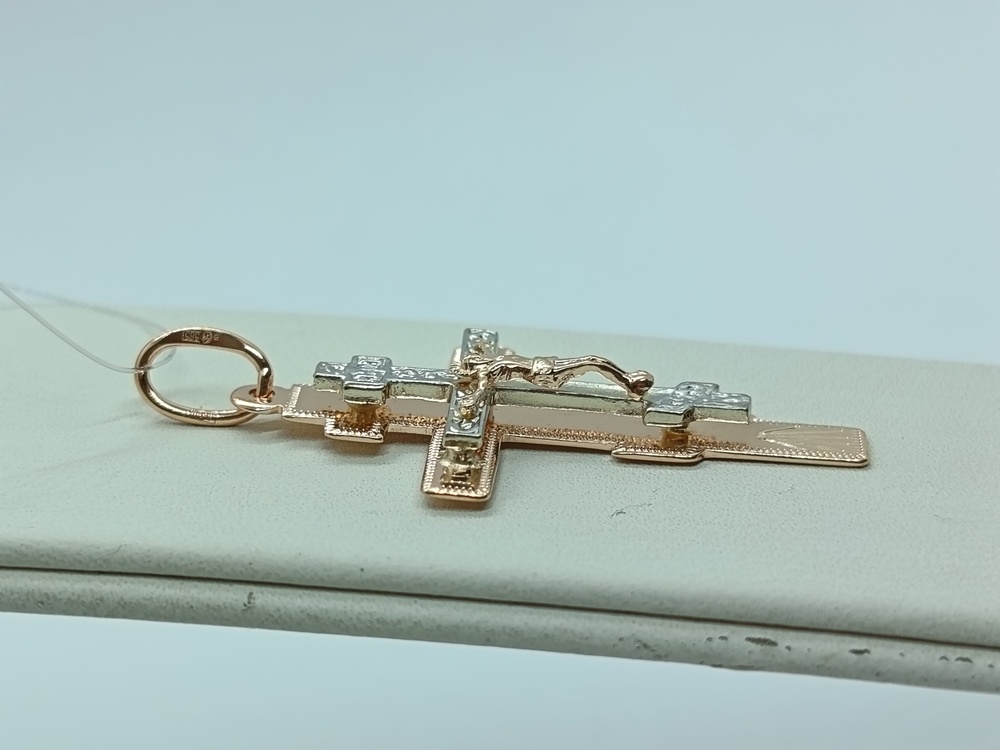 ПОДВЕСКА КРЕСТ (Au 585)