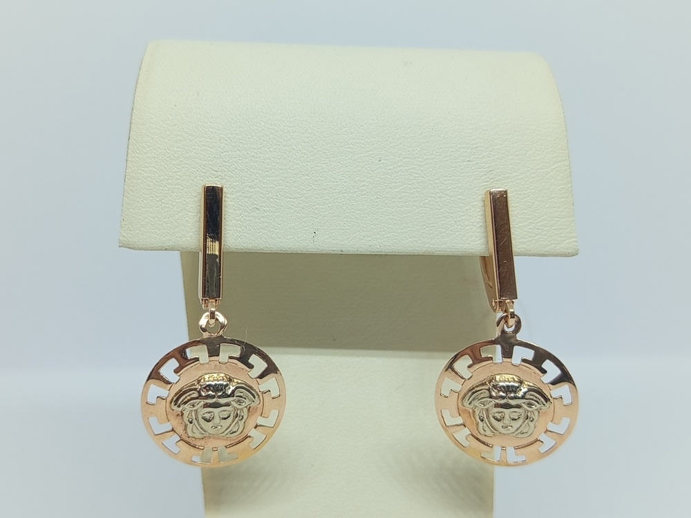 02272 СЕРЬГИ БЕЗ КАМНЯ (Au 585)