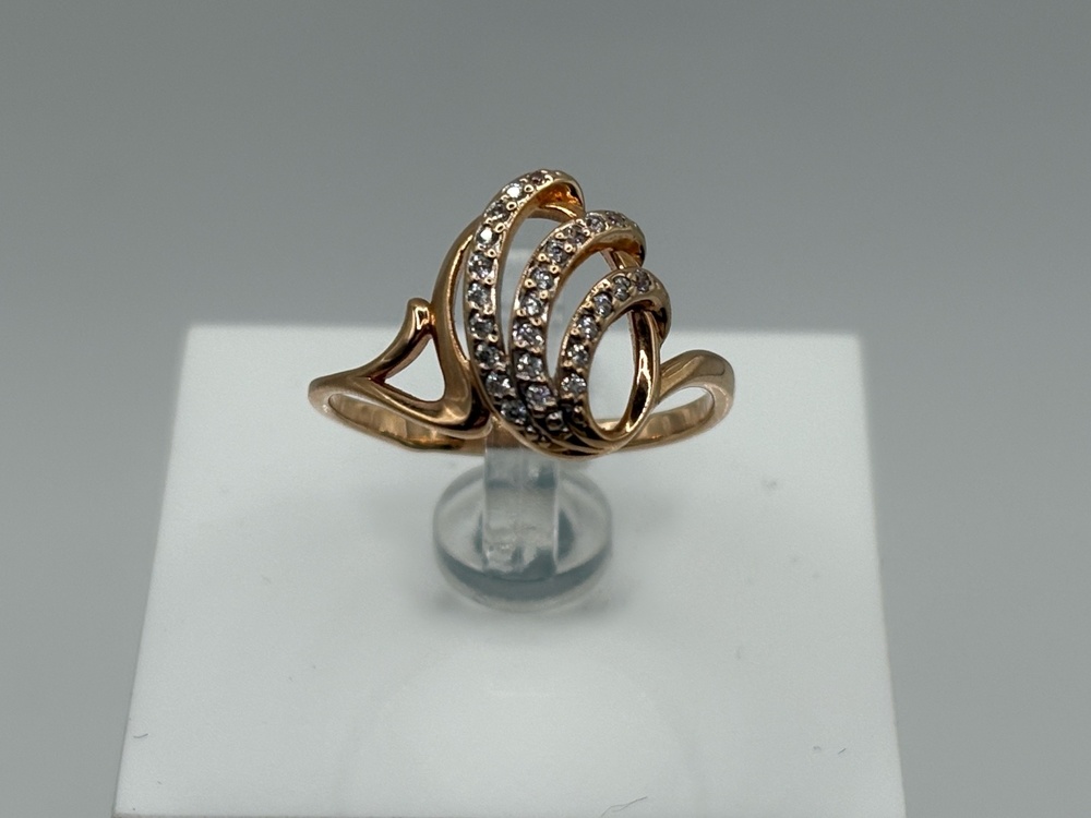 КОЛКМИ585 КОЛЬЦО С КАМНЯМИ (Au 585)