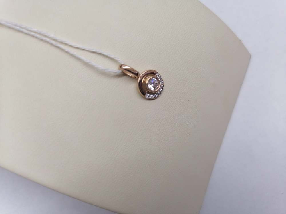 ПОДВЕСКА С КАМНЯМИ (Au 585)