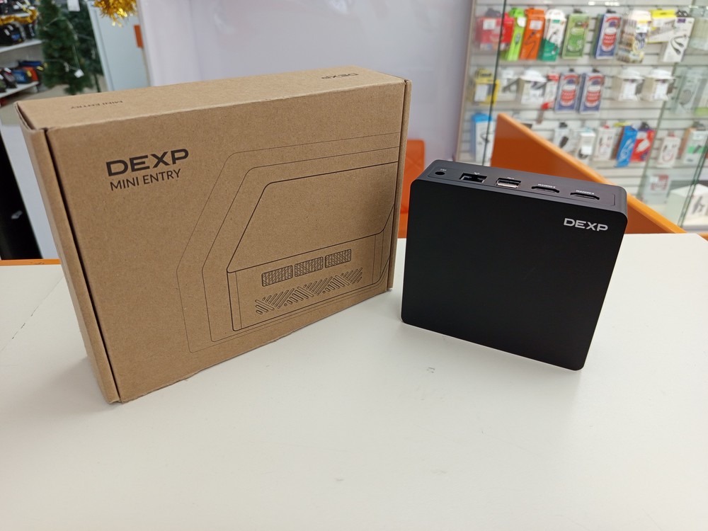 Системный блок DEXP mini entry; N100, Intel UHD Graphics, 16 Гб, 512 GB, Нет