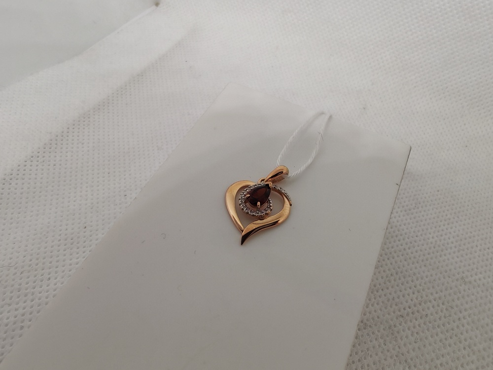 ПОДВЕСКА С КАМНЯМИ (Au 585)