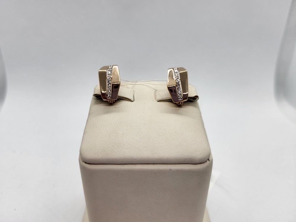 СЕРЬГИ С КАМНЯМИ (Au 585)