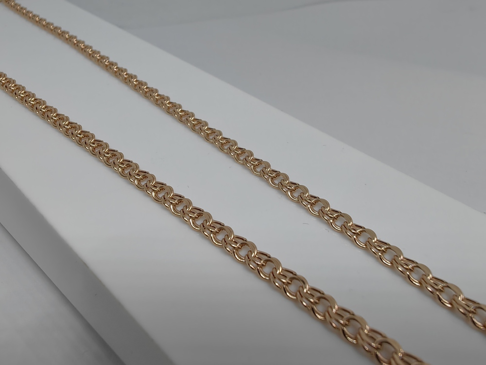 ЦЕПЬ ПУСТОТЕЛАЯ Бисмарк (Au 585)