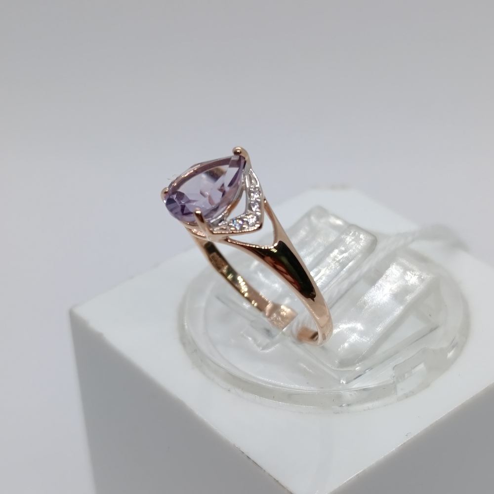 КОЛКМИ585 КОЛЬЦО С КАМНЯМИ (Au 585)