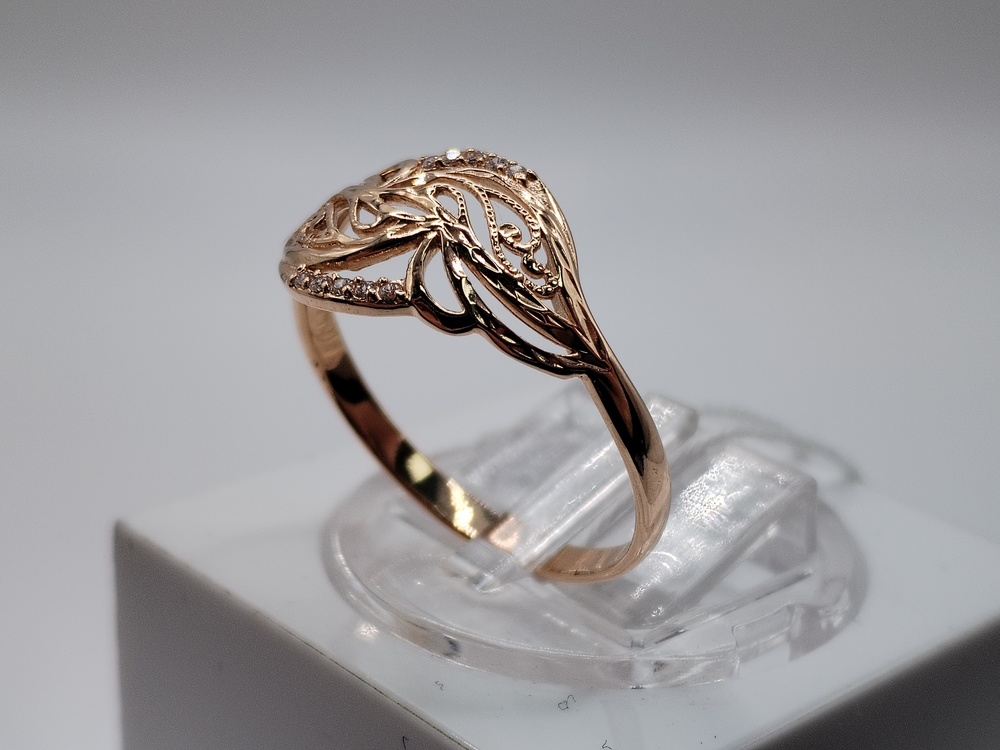 КОЛКМИ585 КОЛЬЦО С КАМНЯМИ (Au 585)