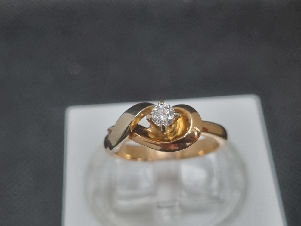 КОЛЬЦО БРИЛЛИАНТ Au 585