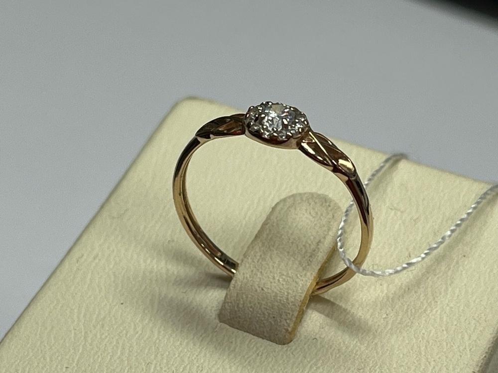 КОЛКМИ585 КОЛЬЦО С КАМНЯМИ (Au 585)