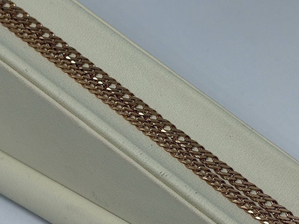 ЦЕПЬ ПОЛНОВЕСНАЯ Ромб двойной (Au 585)