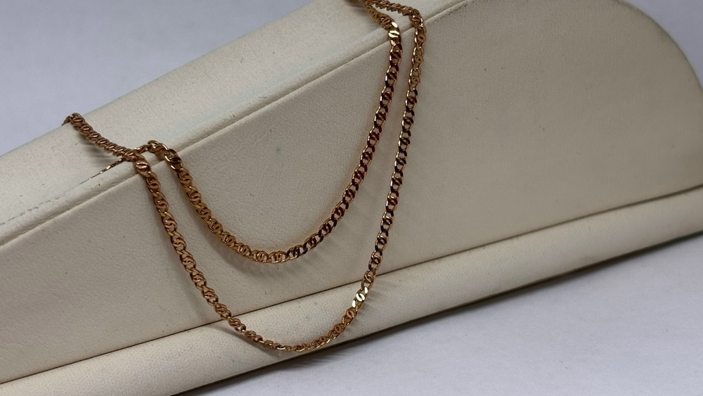 ЦЛПГ585 ЦЕПЬ ПОЛНОВЕСНАЯ Птичий глаз(глаз пантеры) (Au 585)